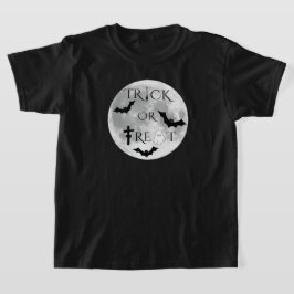 Bus eller godis Cute Halloween-design T Shirt