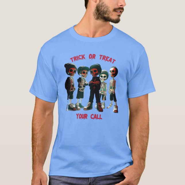 bus eller godis dina samtalsvänner t shirt (Framsida)