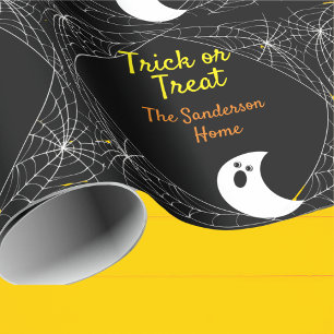 Bus eller godis-familjen Ghost Halloween Presentpapper