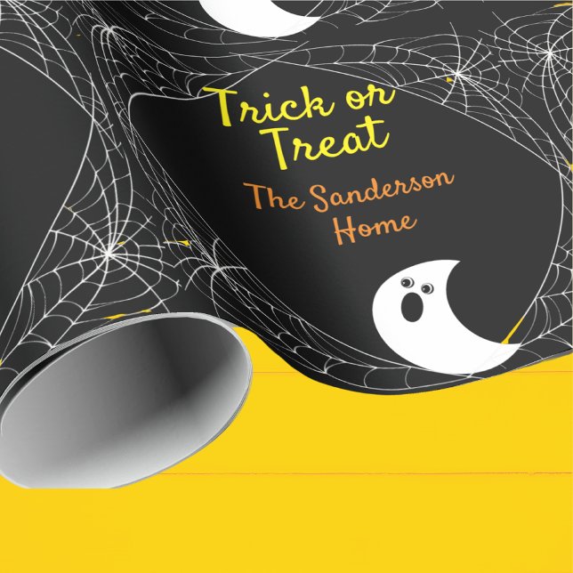 Bus eller godis-familjen Ghost Halloween Presentpapper (Skapare uppladdad)