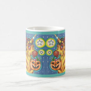BUS ELLER GODIS FLADDERMUS ZEBRA, CUTE HALLOWEEN KAFFEMUGG