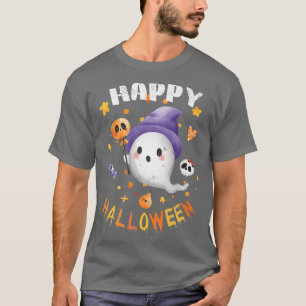 Bus eller godis Funny Halloween Ghost Witch Coola  T Shirt