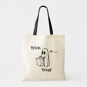 Bus eller godis Ghost Canvas Tote Tygkasse
