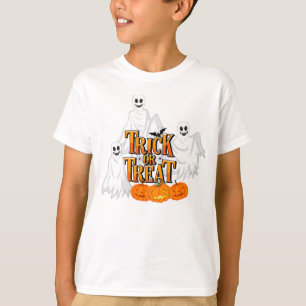 Bus eller godis Ghost, Fladdermöss och Pumpkins T Shirt