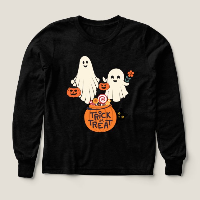 Bus eller godis Ghost Friends T Shirt (Design framsida)