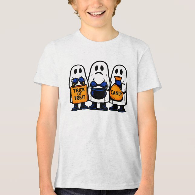 Bus eller godis Ghost Squad T Shirt (Framsida)