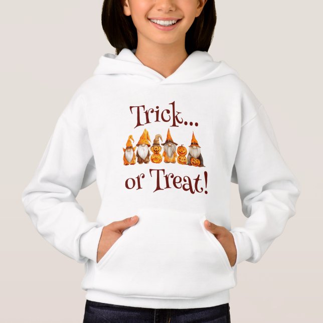 Bus eller godis Gnomes T Shirt (Framsida)