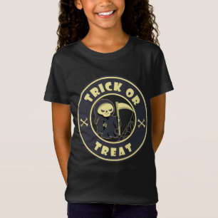 Bus eller godis Grim Reaper Starbucks logotyp kaff T Shirt