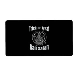 Bus eller godis Hail Satan Pentagram Goat Fraktsedel