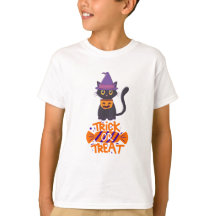 Bus eller godis Halloween Cat