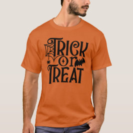 Bus eller godis Halloween-familjen T Shirt