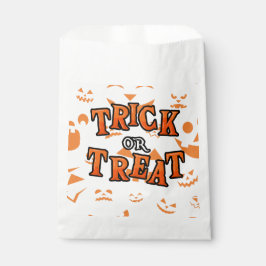Bus eller godis Halloween Favor Bags