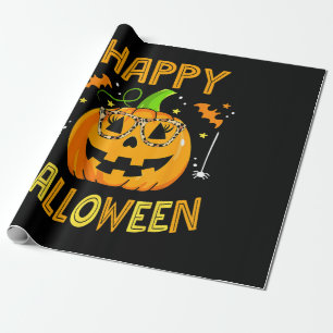 Bus eller godis Halloween Funny Pumpkin Lycklig Ha Presentpapper