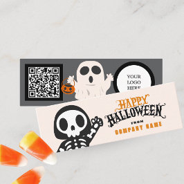 Bus eller godis Halloween Gholyst Guests Tack Mini Visitkort