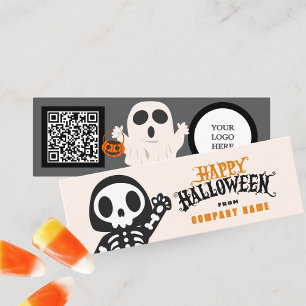 Bus eller godis Halloween Gholyst Guests Tack Mini Visitkort