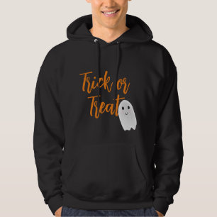 Bus eller godis Halloween Ghost Hoodie