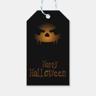 Bus eller godis Halloween Gift Märkres Presentetikett