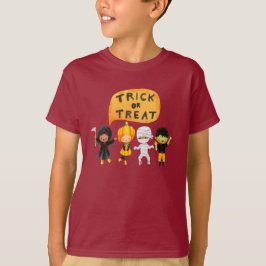 Bus eller godis Halloween-grafik T Shirt