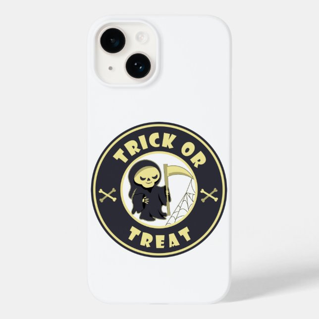 Bus eller godis Halloween grim, återfall (Baksida)