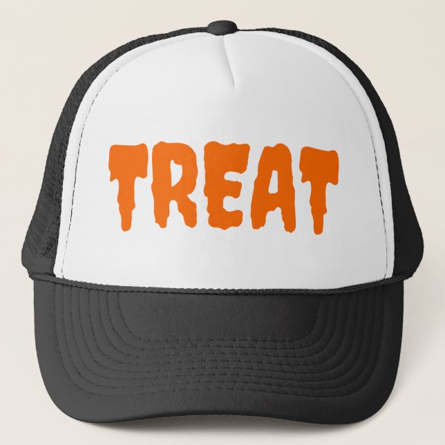 Bus eller godis Halloween Keps (Framsida)