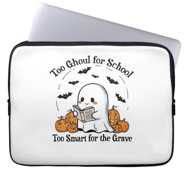 Bus eller godis Halloween Laptop Fodral (Framsidan)