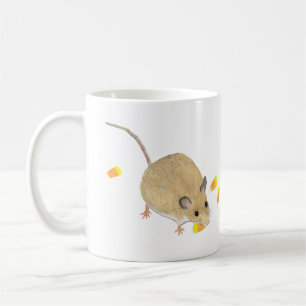 Bus eller godis Halloween Mouse med Candy corn Kaffemugg