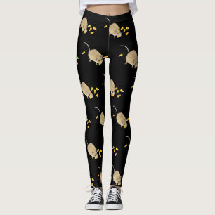 Bus eller godis Halloween Mouse med Candy corn Leggings