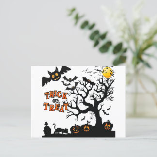 Bus eller godis, Halloween Natten Vykort