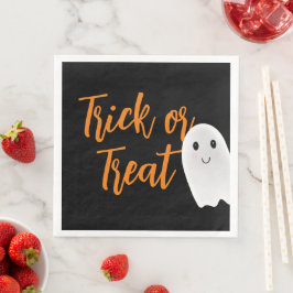 Bus eller godis Halloween Pappersservett