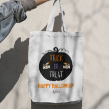 Bus eller godis Halloween personaliserbart