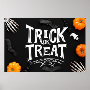 Bus eller godis Halloween Poster