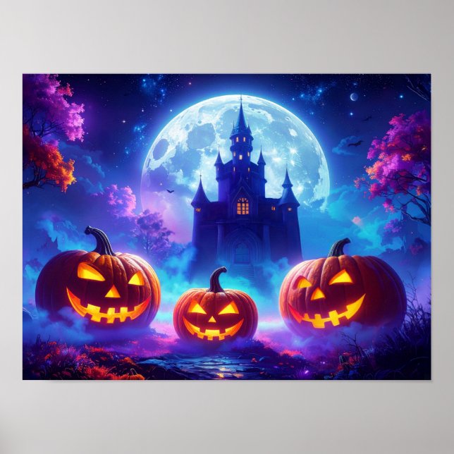 Bus eller godis Halloween Poster (Framsidan)
