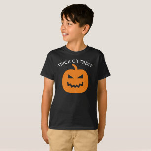 Bus eller godis Halloween Pumpkin Cute Watercolor T Shirt