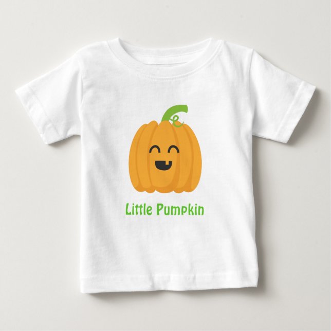Bus eller godis Halloween Pumpkin för Spädbarn Tröja (Framsida)