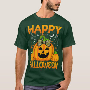Bus eller godis Halloween Pumpkin Happy halloween T Shirt