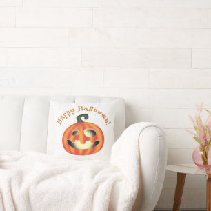 Bus eller godis Halloween Pumpkin Kudde