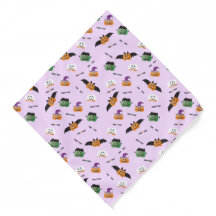 Bus eller godis Halloween Pumpkin Mönster Lila