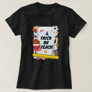 Bus eller godis Halloween Shirt for School T Shirt