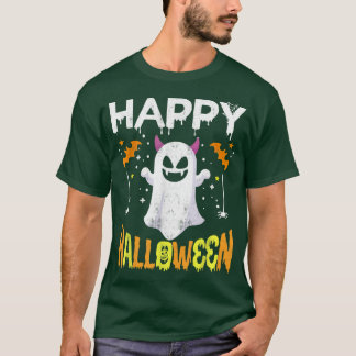 Bus eller godis Halloween Shirt Ghost Pumpkin Lyck T Shirt