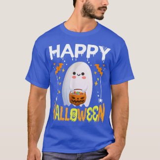 Bus eller godis Halloween Shirt Ghost Pumpkin Lyck T Shirt