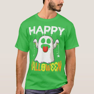 Bus eller godis Halloween Shirt Ghost Pumpkin Lyck T Shirt
