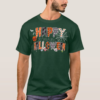 Bus eller godis Halloween Shirt Pumpkin Lycklig Ha T