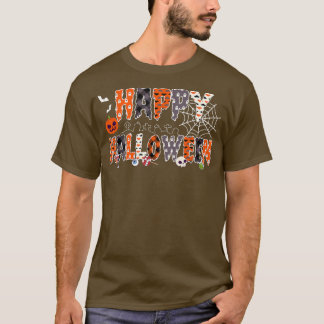 Bus eller godis Halloween Shirt Pumpkin Lycklig Ha T