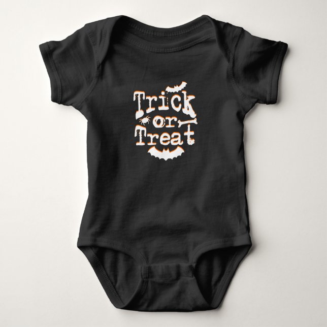 bus eller godis halloween tee shirt (Framsida)