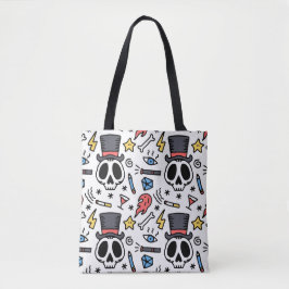 BUS ELLER GODIS HALLOWEEN TOTE BAG TYGKASSE