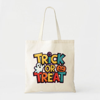 Bus eller godis Halloween Tote Bag Tygkasse