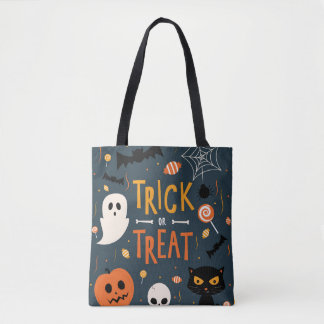 Bus eller godis Halloween Tygkasse