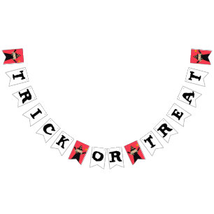 Bus eller godis Halloween Vimplar