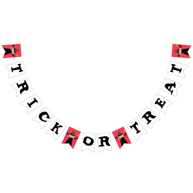 Bus eller godis Halloween Vimplar (Alla)