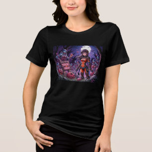 Bus eller godis Halloween Zombies Handing Brain T Shirt